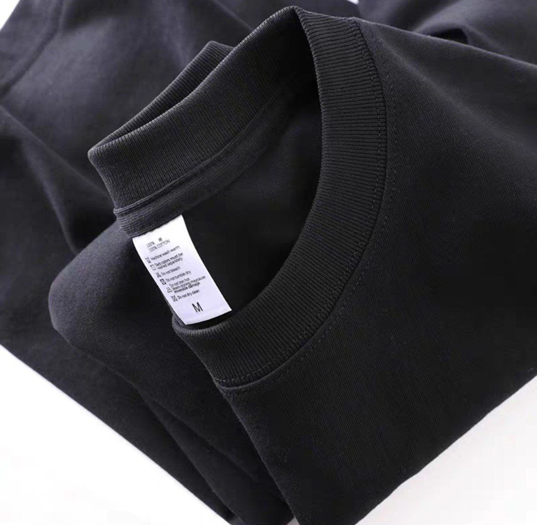 Базовая однотонная футболка oversize
